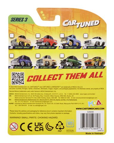 CarTuned S3 1969 Chevy Camaro - Beyaz Muscle Araba