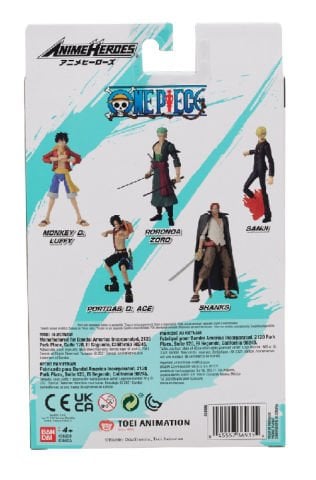 16 cm Shanks Poz Verilebilir Figür - Anime Heroes One Piece Serisi