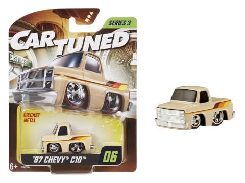 CarTuned S3 1987 Chevy C10 - Krem Rengi Custom Araba