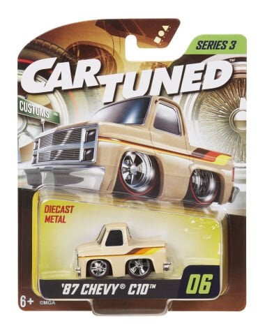 CarTuned S3 1987 Chevy C10 - Krem Rengi Custom Araba