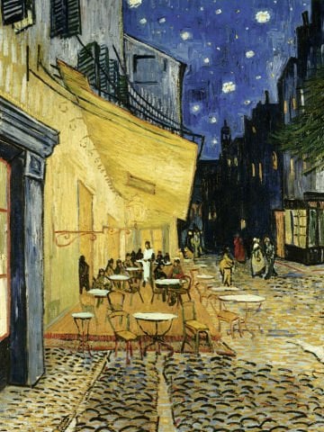 1000p Art Puz Van Gogh - Kafe Terasta Gece