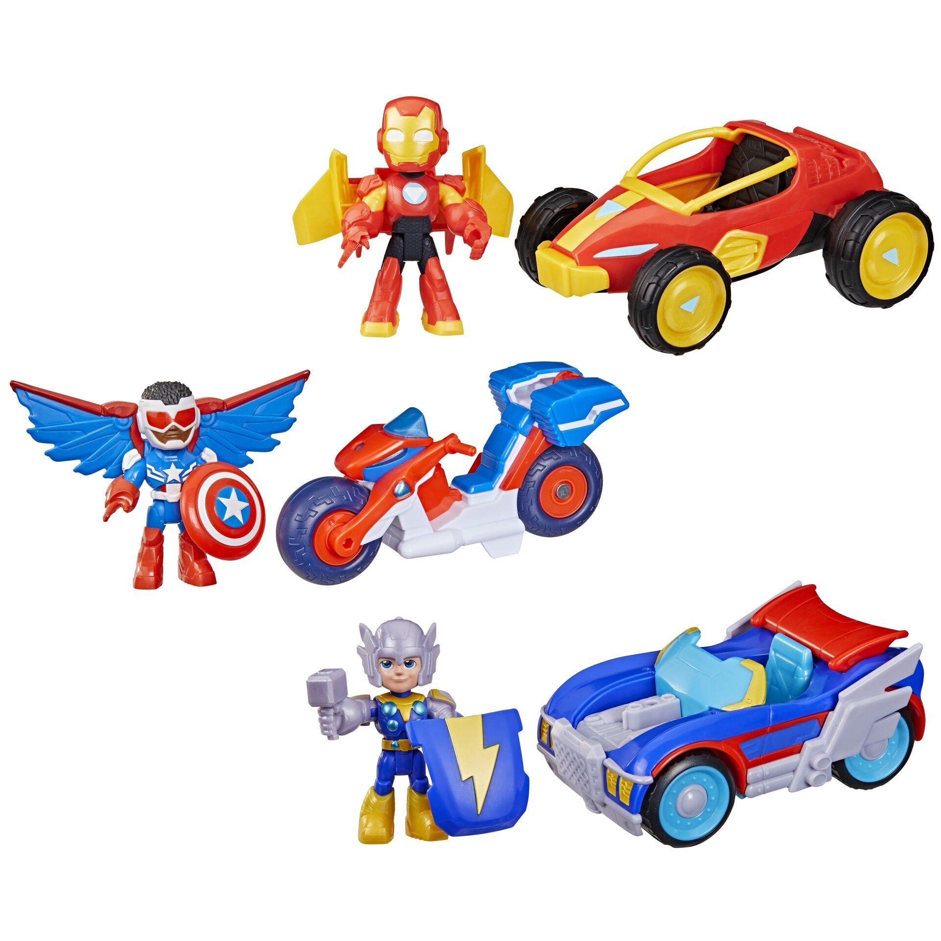 Marvel Iron Man and his Awesome Friends Aksiyon Figürleri ve Araçlar