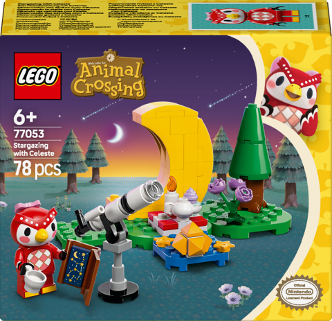 LEGO® Animal Crossing™ Celeste ile Yıldız Gözlemleme Yapım Seti 77053