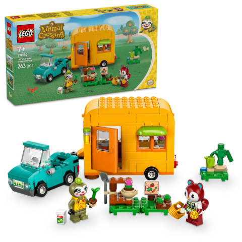 LEGO® Animal Crossing™ Leif Karavan ve Bahçe Dükkanı Yapım Seti 77054
