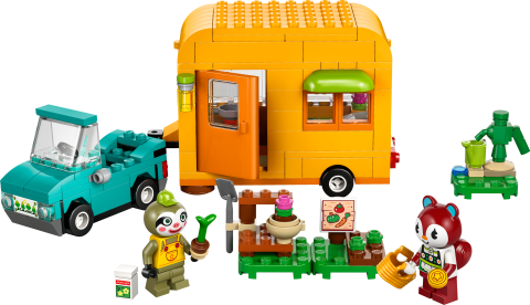 LEGO® Animal Crossing™ Leif Karavan ve Bahçe Dükkanı Yapım Seti 77054