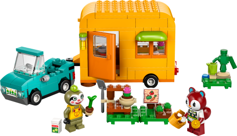 LEGO® Animal Crossing™ Leif Karavan ve Bahçe Dükkanı Yapım Seti 77054