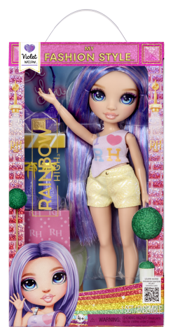 Rainbow High Violet - Benim Moda Stilim Serisi Bebeği