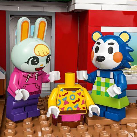 LEGO® Animal Crossing™ Able Sisters Giyim Mağazası Rol Yapma Yapım Seti 77055