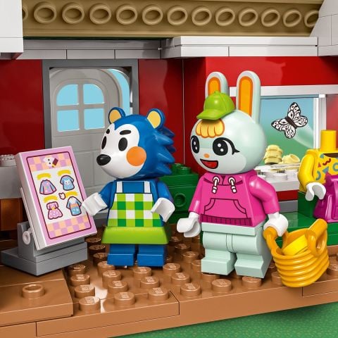 LEGO® Animal Crossing™ Able Sisters Giyim Mağazası Rol Yapma Yapım Seti 77055