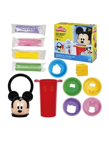 Play-Doh Disney Junior Happy Üst Üste Dizilebilir Okul Öncesi Oyuncak Seti
