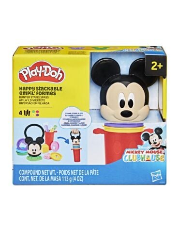 Play-Doh Disney Junior Happy Üst Üste Dizilebilir Okul Öncesi Oyuncak Seti