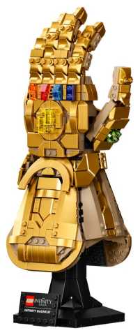 LEGO® Marvel Sonsuzluk Eldiveni 76191 Koleksiyonluk Yapım Seti; Sonsuzluk Taşlarıyla Thanos’un Sağ El Eldiven Modeli (590 Parça)