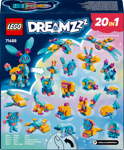 LEGO® DREAMZzz™ Bunchu’nun Yaratıcı Hayvan Maceraları Tavşan Oyuncağı 71488