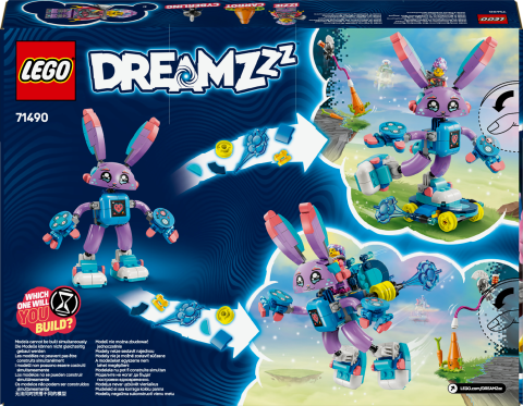 LEGO® DREAMZzz™ Izzie ve Oyun Tavşanı Bunchurro Hayal Gücü Oyuncağı 71490