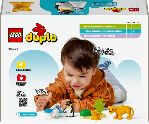LEGO® DUPLO® Kasabası Vahşi Hayvan Aileleri: Penguenler ve Aslanlar Yaratıcı Oyuncak 10442
