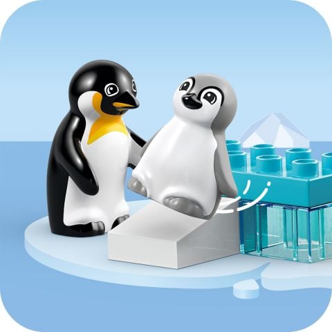 LEGO® DUPLO® Kasabası Vahşi Hayvan Aileleri: Penguenler ve Aslanlar Yaratıcı Oyuncak 10442