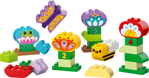 LEGO® DUPLO® Kasabası Yaratıcı Bahçe ve Çiçekler Renk Ayırma ve Dizme Oyuncağı 10444