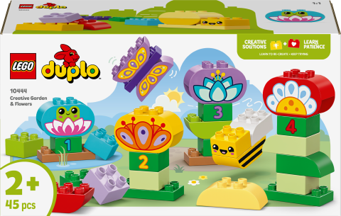 LEGO® DUPLO® Kasabası Yaratıcı Bahçe ve Çiçekler Renk Ayırma ve Dizme Oyuncağı 10444