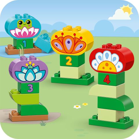 LEGO® DUPLO® Kasabası Yaratıcı Bahçe ve Çiçekler Renk Ayırma ve Dizme Oyuncağı 10444