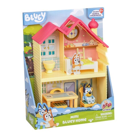 Bluey Mini Ev ve Figür Oyun Seti