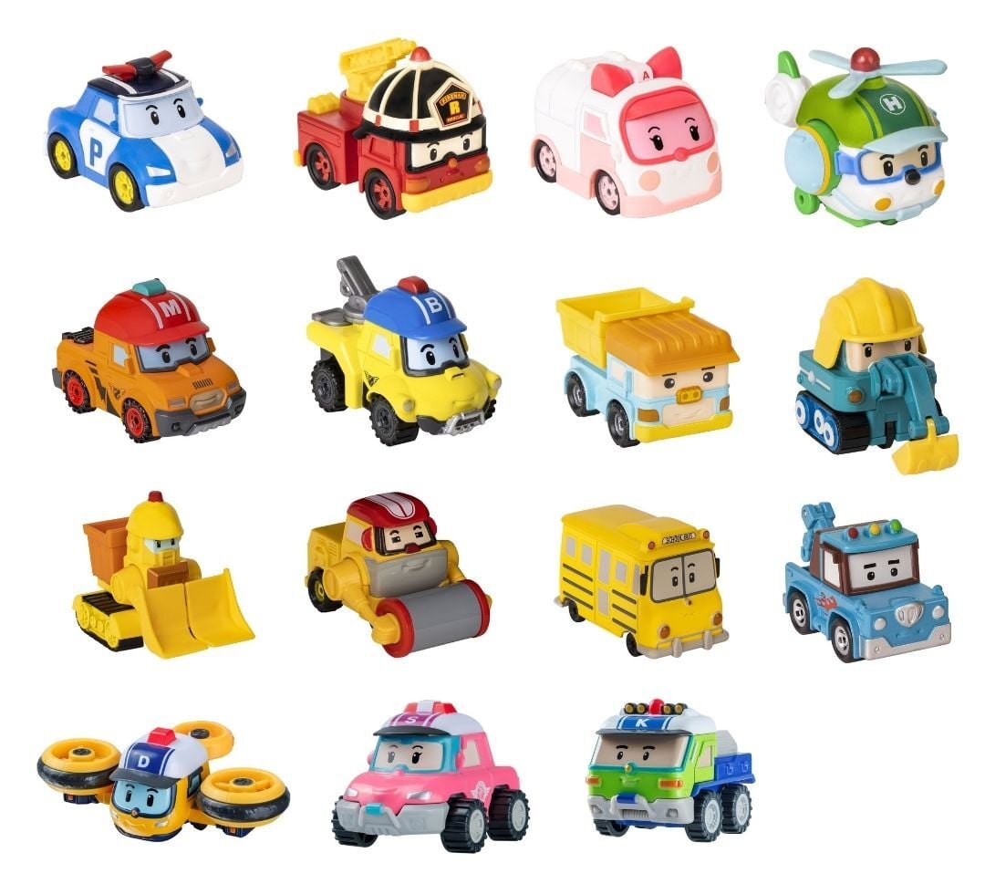 Robocar Poli Metal Araç Karakter Figürler