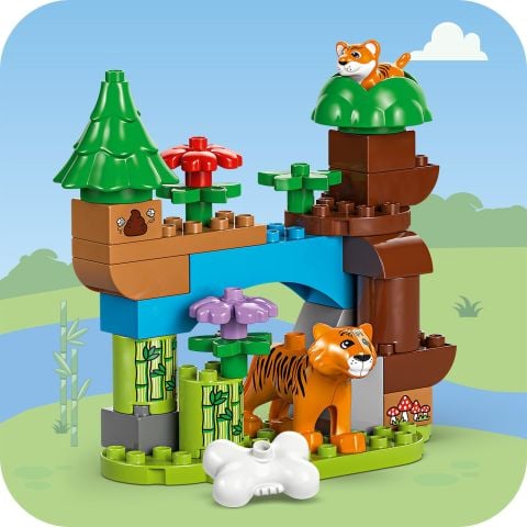 LEGO® DUPLO® Kasabası 3’ü 1 Arada Vahşi Hayvan Aileleri Seti Eğitici Oyuncak 10446