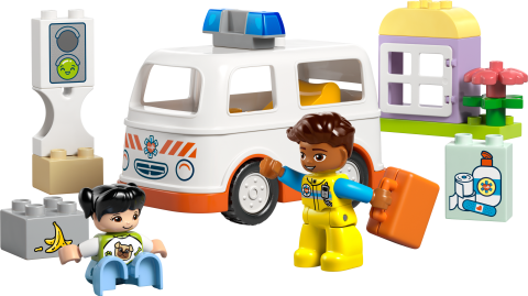 LEGO® DUPLO® Ambulans ve Sürücü, Rol Yapma Faaliyetleri için 10447