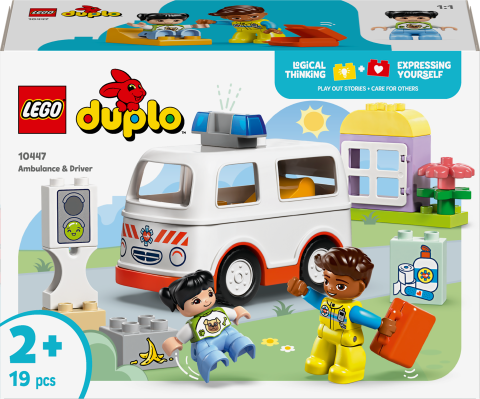 LEGO® DUPLO® Ambulans ve Sürücü, Rol Yapma Faaliyetleri için 10447