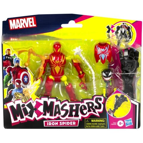 MixMashers Marvel Iron Spider Özel Spider-Man Karıştır ve Eşleştir Deluxe Aksiyon Figürü ve Aksesuarları