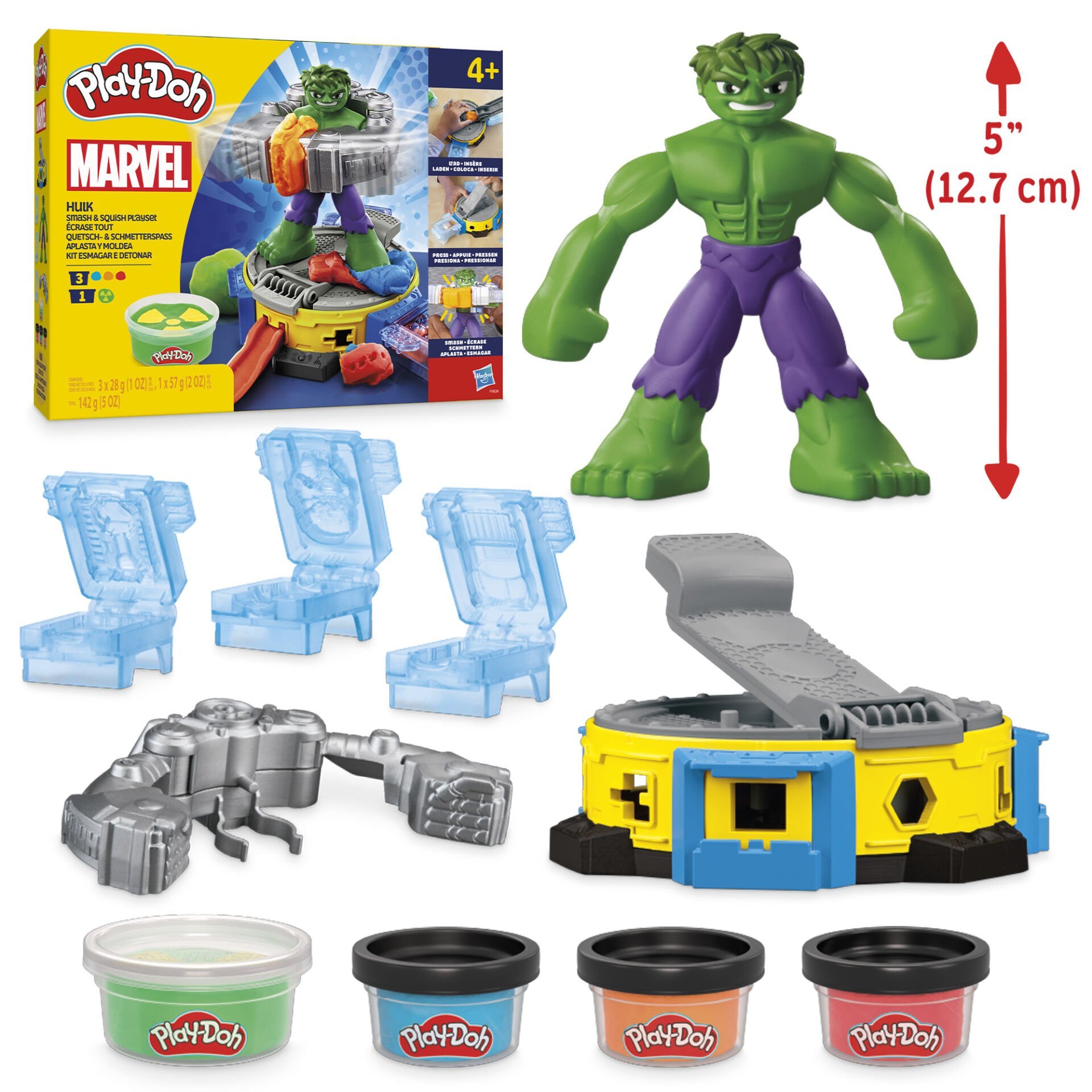 Play-Doh Marvel Hulk Smash & Squish Oyun Seti
