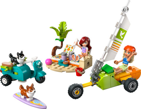 LEGO® Friends Sörfçü Köpekler ve Scooter Macerası Yapım Oyuncağı 42641