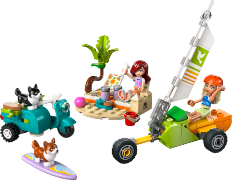 LEGO® Friends Sörfçü Köpekler ve Scooter Macerası Yapım Oyuncağı 42641