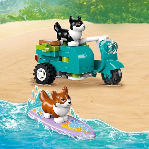 LEGO® Friends Sörfçü Köpekler ve Scooter Macerası Yapım Oyuncağı 42641