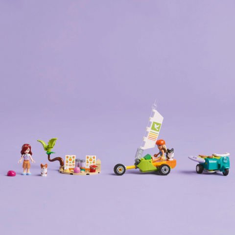 LEGO® Friends Sörfçü Köpekler ve Scooter Macerası Yapım Oyuncağı 42641