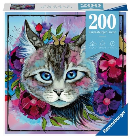 Ravensburger 200 Parçalı Puzzle Kedi
