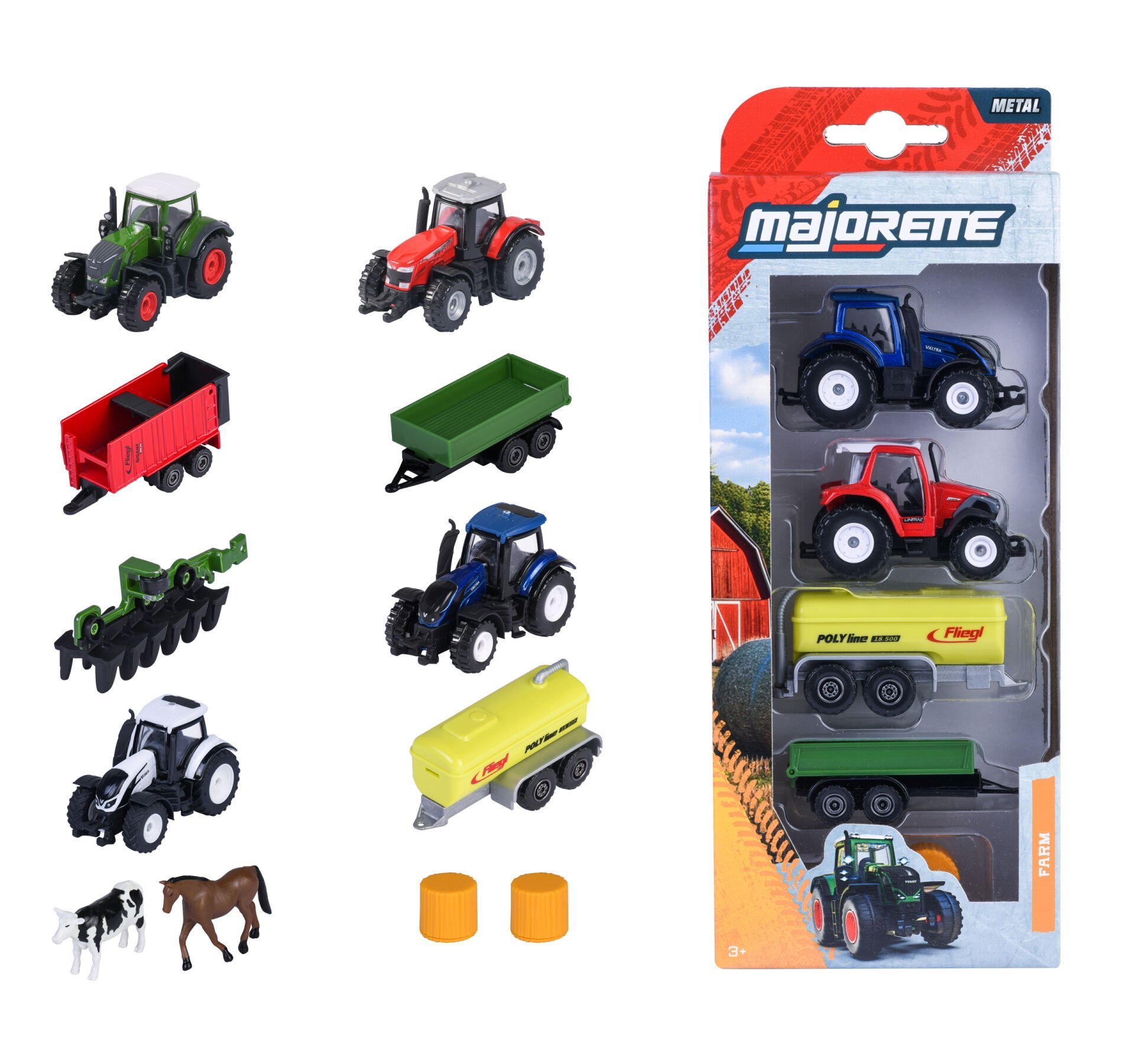 Majorette Çiftlik Araçları 5li Set