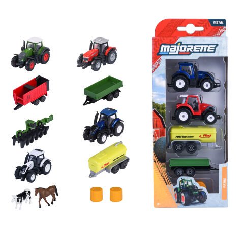 Majorette Çiftlik Araçları 5li Set