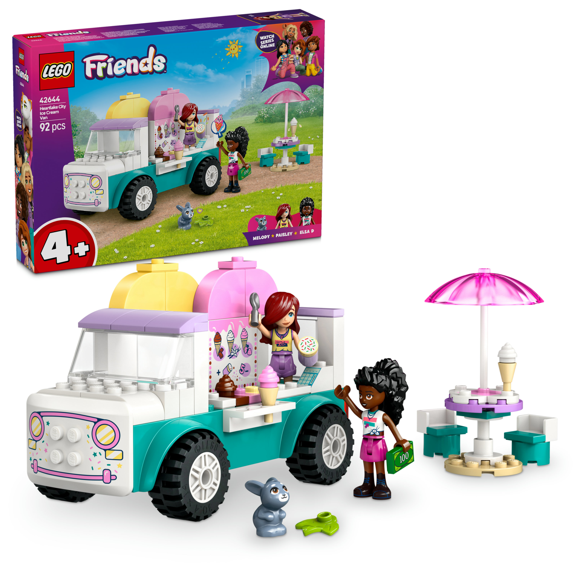 LEGO® Friends Heartlake City Dondurma Kamyonu Yapım Seti 42644