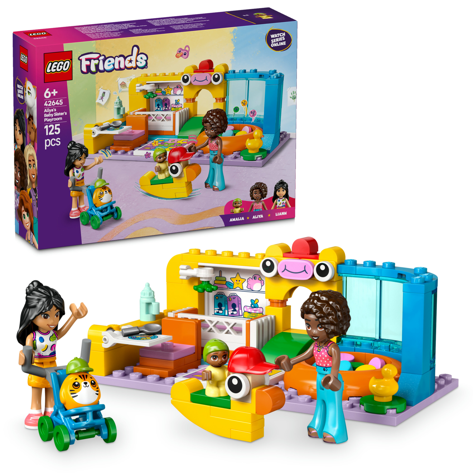 LEGO® Friends Aliya’nın Kız Kardeşinin Oyun Odası Yapım Seti 42645