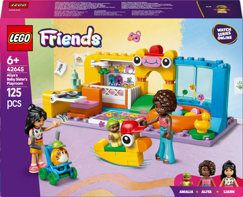 LEGO® Friends Aliya’nın Kız Kardeşinin Oyun Odası Yapım Seti 42645