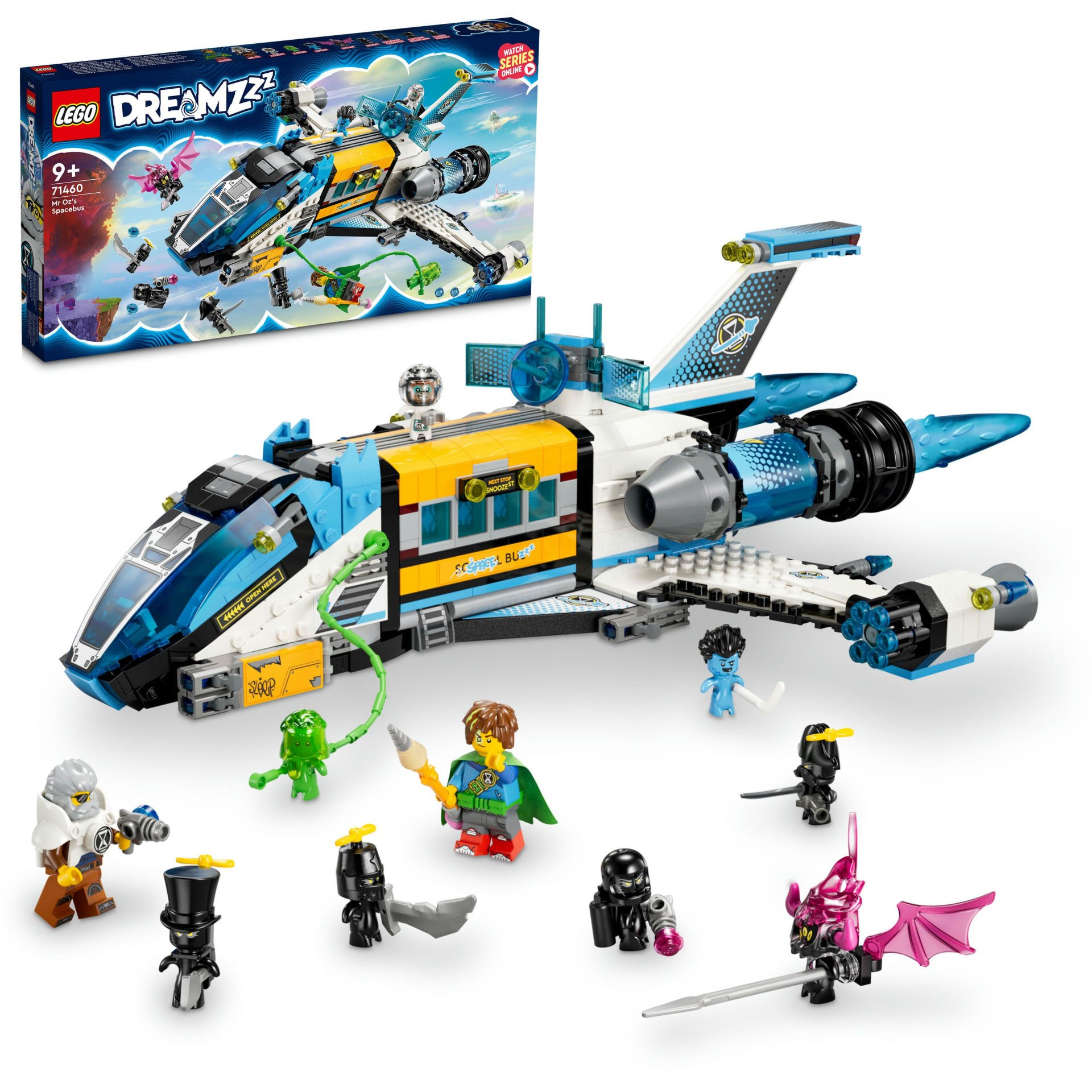 LEGO® DREAMZzz™ Bay Oz'un Uzay Otobüsü 71460 Çocuklar için Oyuncak Yapım Seti (878 Parça)