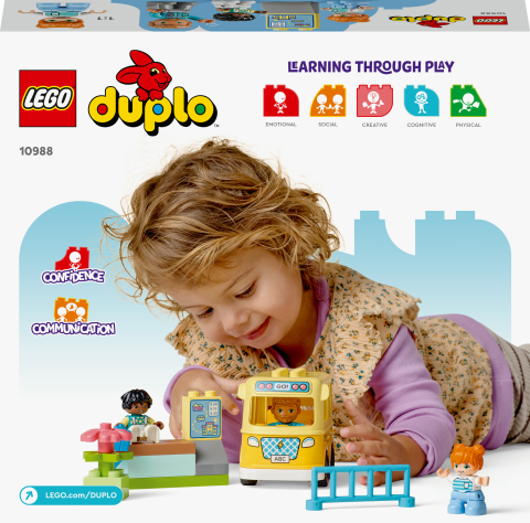 LEGO® DUPLO® Kasabası Otobüs Yolculuğu 10988 Oyuncak Yapım Seti