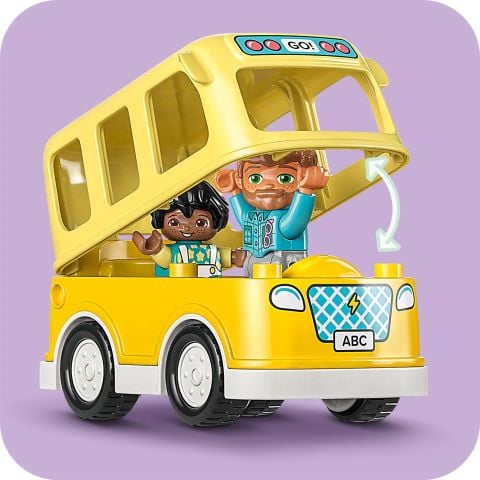 LEGO® DUPLO® Kasabası Otobüs Yolculuğu 10988 Oyuncak Yapım Seti