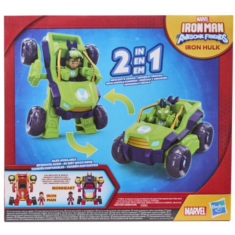 Iron Man ve Iron Hulk Araç ve Figür (Tekli)