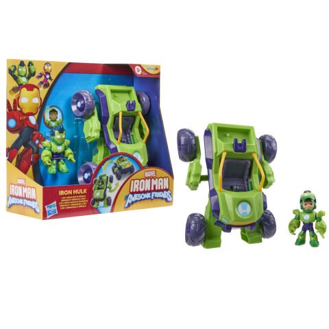 Iron Man ve Iron Hulk Araç ve Figür (Tekli)