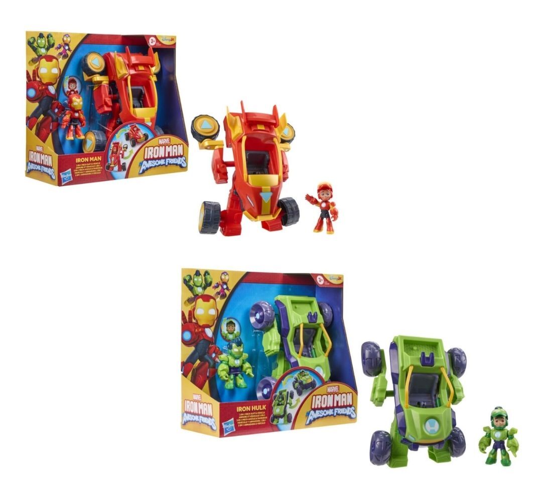 Iron Man ve Iron Hulk Araç ve Figür (Tekli)