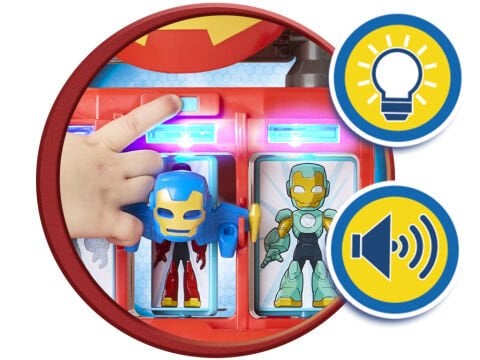 Iron Man ve Arkadaşları Karargah Oyun Seti