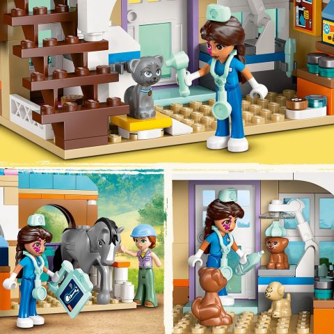 LEGO® Friends At ve Evcil Hayvan Veteriner Kliniği Rol Yapma Oyuncağı 42651