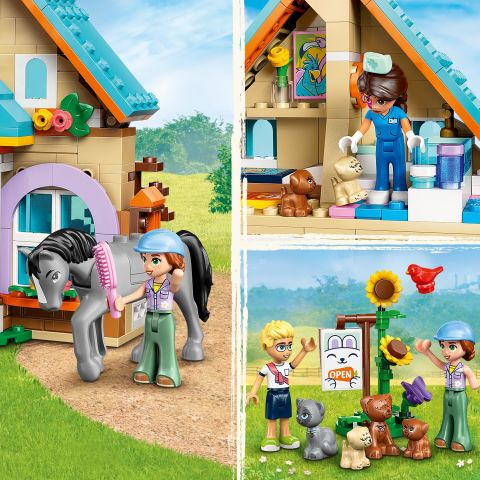 LEGO® Friends At ve Evcil Hayvan Veteriner Kliniği Rol Yapma Oyuncağı 42651