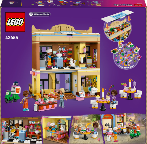 LEGO® Friends Restoran ve Aşçılık Okulu Yapım Oyuncağı 42655